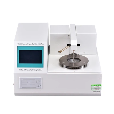 개방형 인화점 테스터에 대해 주의해야 할 사항은 무엇입니까?